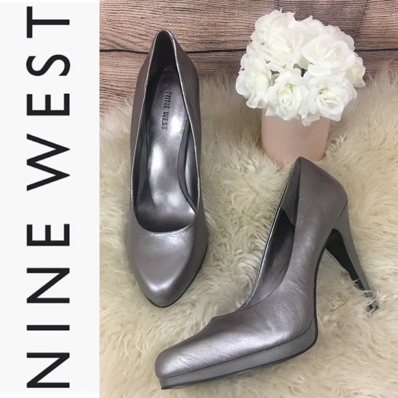 Nine West Shoes - Nine West Silver Rocha Pumps